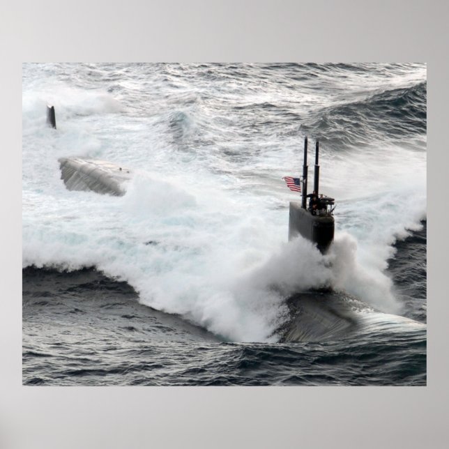 USS Asheville (SSN 758) Poster (Front)