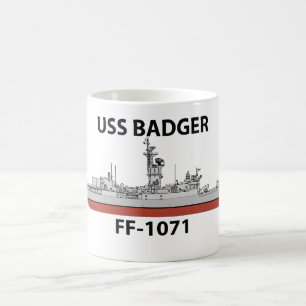 USS Badger Coffee Mug