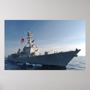 USS Bainbridge (DDG 96) Poster