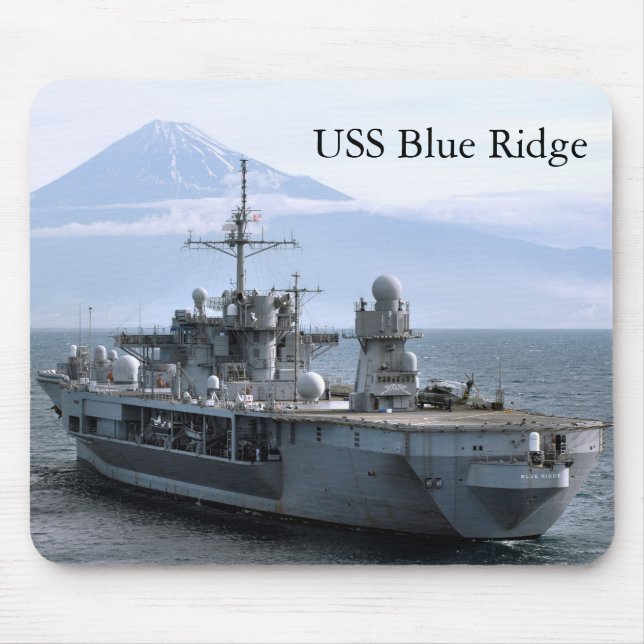 USS Blue Ridge LCC-19 Mouse Pad (Front)