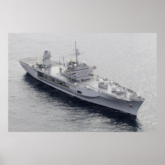 USS Blue Ridge (LCC 19) Poster (Front)