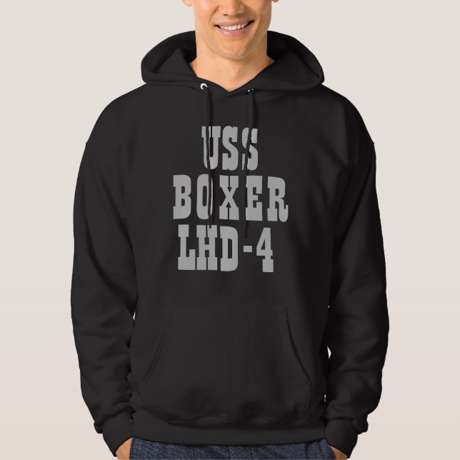 USS BOXER (LHD-4) HOODIE (Front)