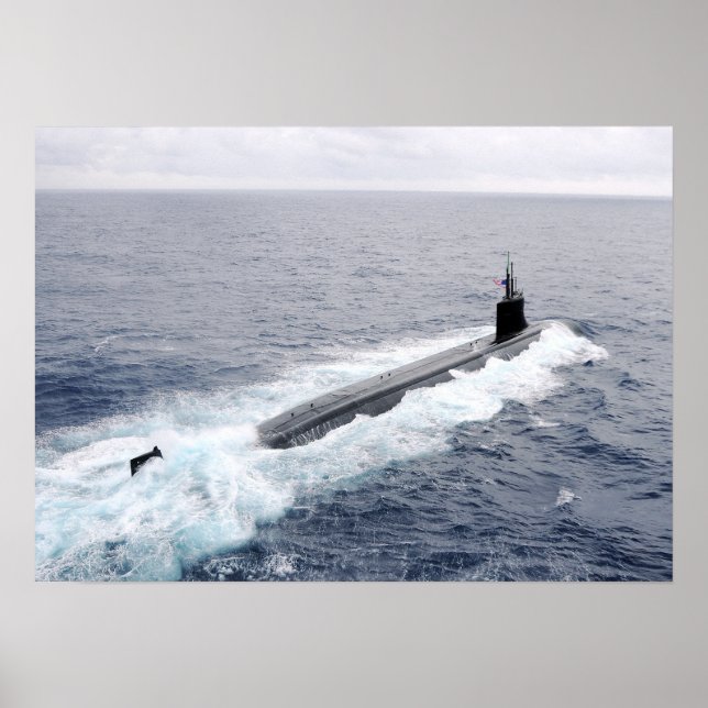 USS Connecticut (SSN 22) Poster (Front)