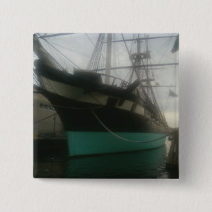 USS Constellation 2 Inch Square Button