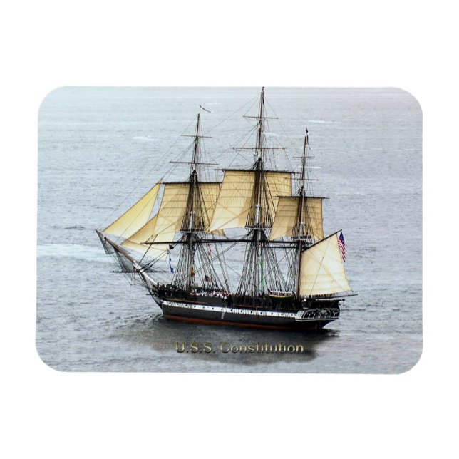 USS Constitution at Full Mask Magnet (Horizontal)