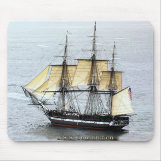 USS Constitution at Full Mask Mouse Pad