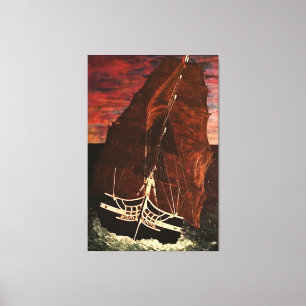 USS CONSTITUTION CANVAS PRINT