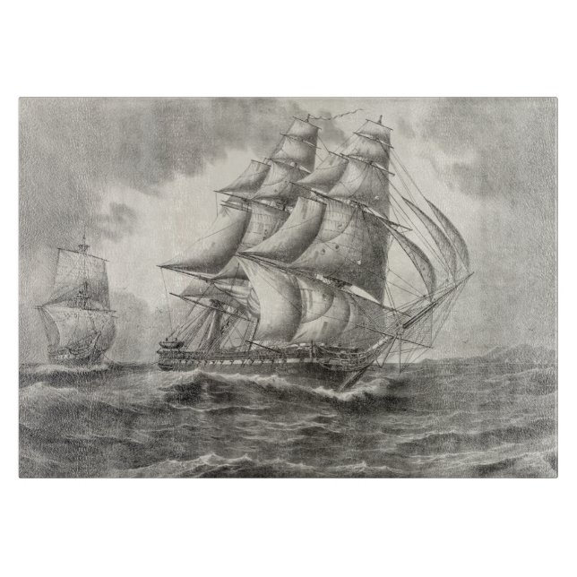 USS Constitution Cutting Board (Front)