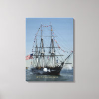 USS Constitution Firing Cannons