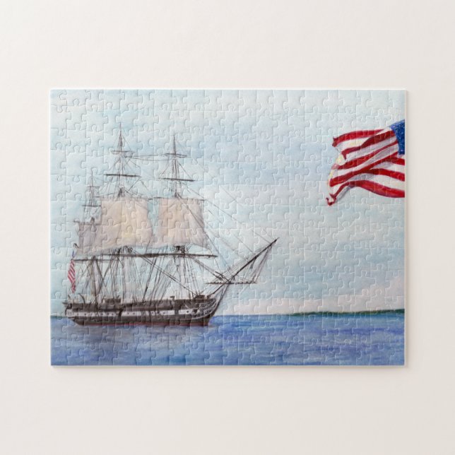 USS CONSTITUTION JIGSAW PUZZLE (Horizontal)