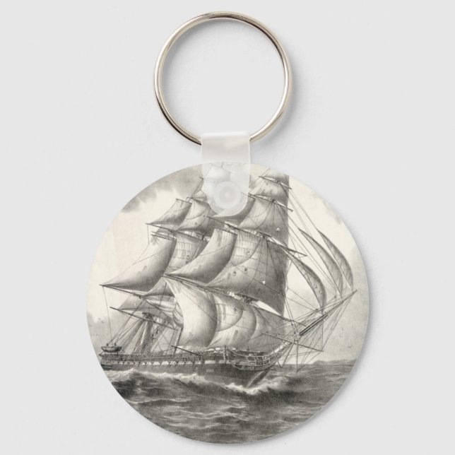 USS Constitution Keychain (Front)