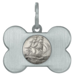 USS Constitution Pet ID Tag