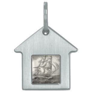 USS Constitution Pet Tag
