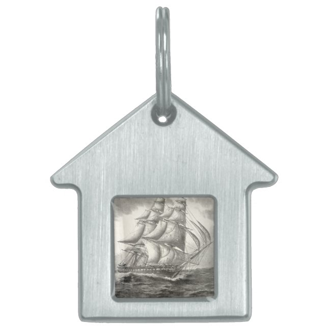 USS Constitution Pet Tag (Front)