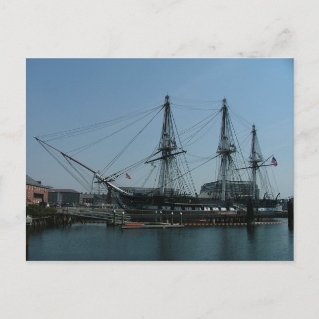 USS Constitution Postcard (Front)
