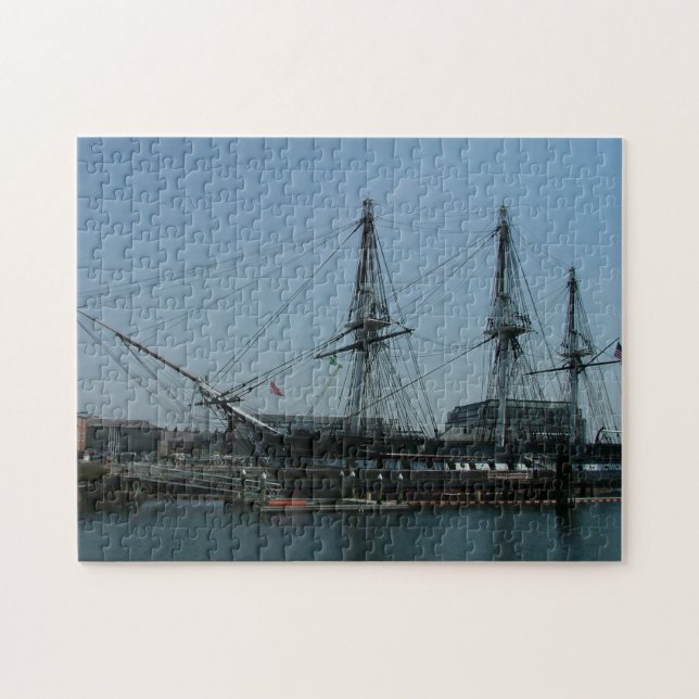 USS Constitution Postcard Jigsaw Puzzle (Horizontal)