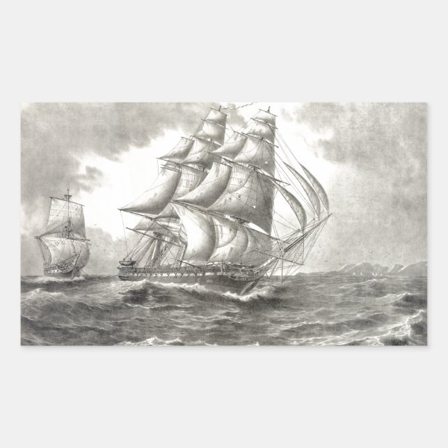 USS Constitution Sticker (Front)