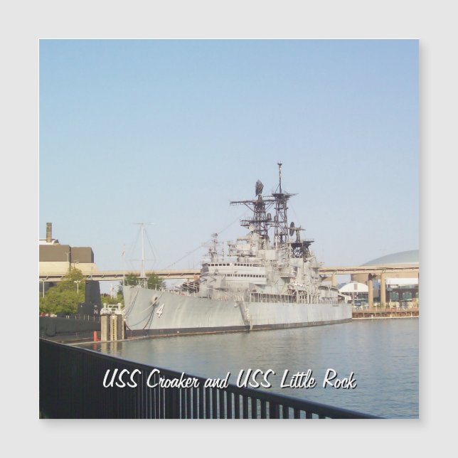 USS Croaker and USS Little Rock (Front)