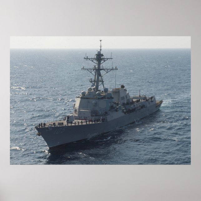 USS Dewey (DDG 105) Poster (Front)