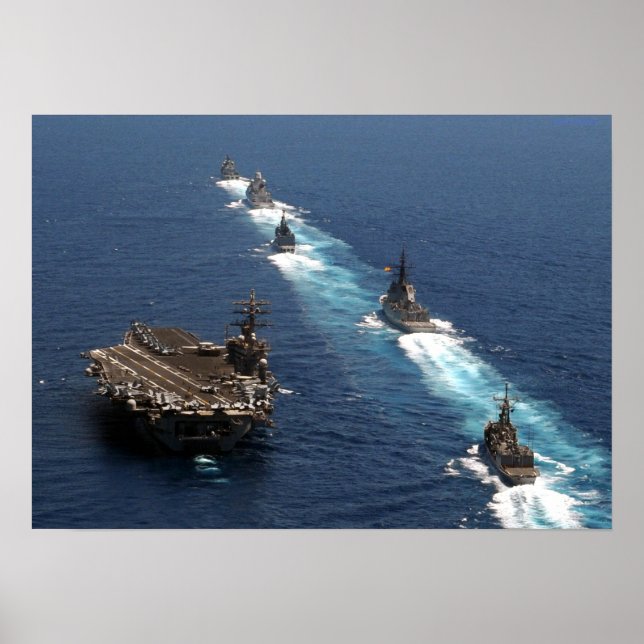 USS Dwight D. Eisenhower Poster (Front)