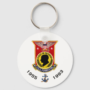 USS FORRESTAL CV-49    CARRIER        KEYCHAIN