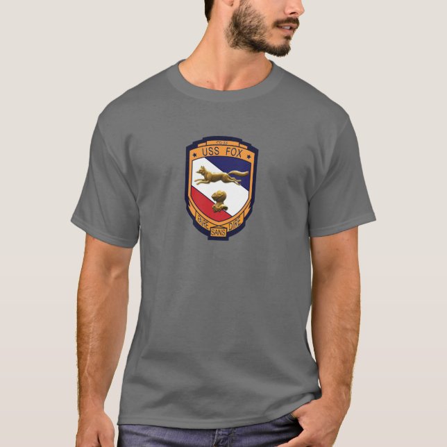 USS Fox (CG-33) T-Shirt (Front)