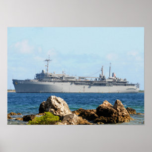 USS Frank Cable (AS 40) Poster