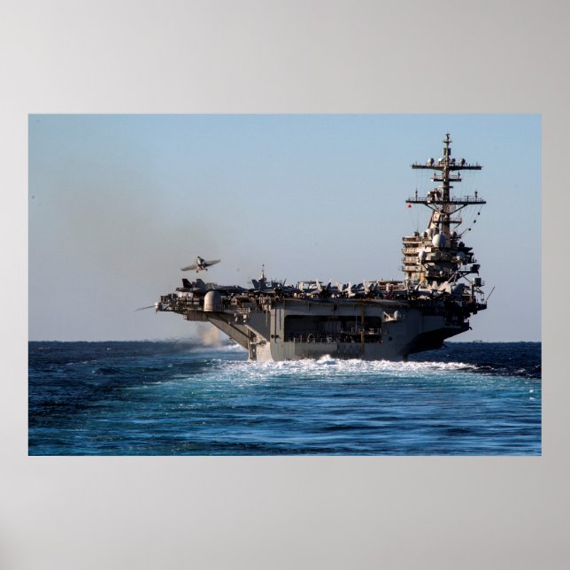 USS George H.W. Bush (CVN 77) Poster (Front)