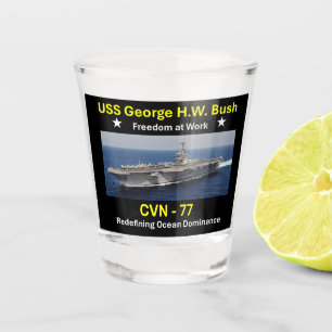 USS George H.W. Bush (CVN-77)  Shot Glass