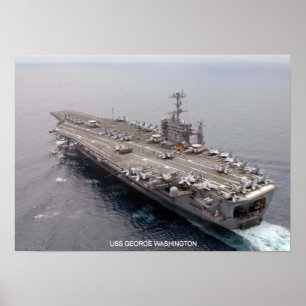 USS George Washington Poster