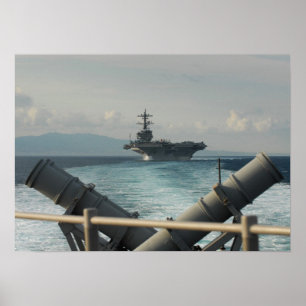 USS Gettysburg; CG 64; ships; navy; u.s. navy; Poster