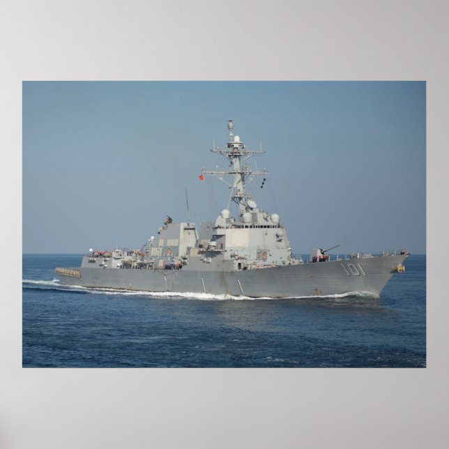 USS Gridley (DDG 101) Poster (Front)