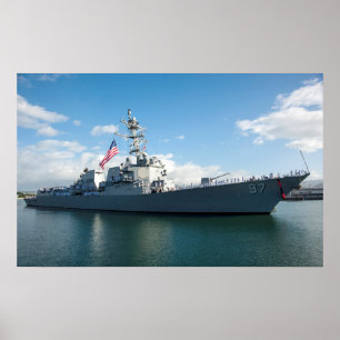 USS Halsey (DDG 97) Poster