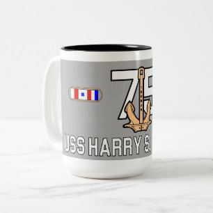 USS HARRY S. TRUMAN MUG CVN-75 BUCK STOPS HERE