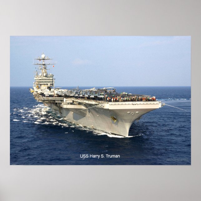USS Harry S. Truman Poster (Front)