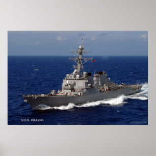 USS Higgins (DDG 76) Poster