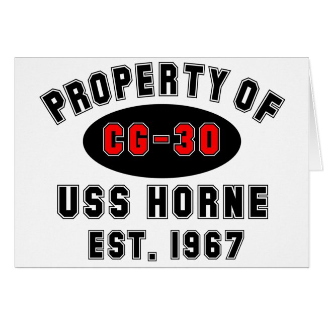 USS Horne (Front Horizontal)