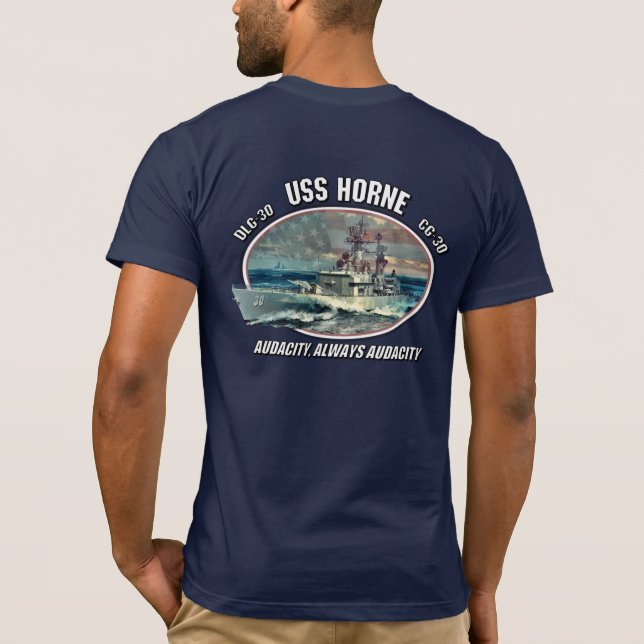 USS Horne - Audacity T-Shirt (Back)