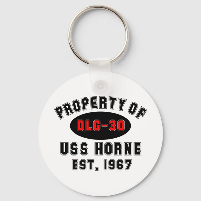 USS Horne DLG-30 Keychain (Front)