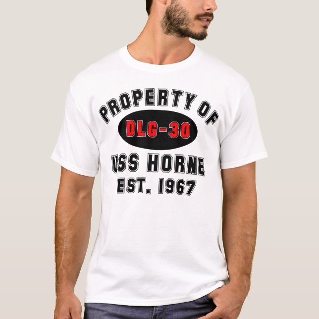 USS Horne DLG-30 T-Shirt (Front)