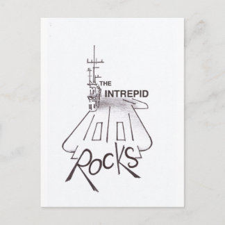 USS INTREPID post card