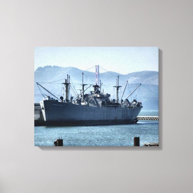 USS Jeremiah O'Brien Canvas Print (Front)