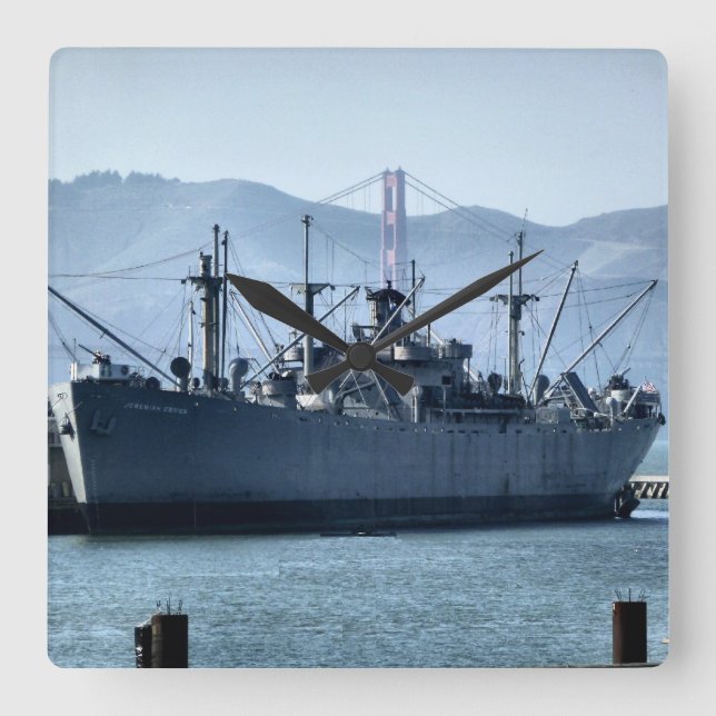 USS Jeremiah O'Brien Wall Clock (Front)