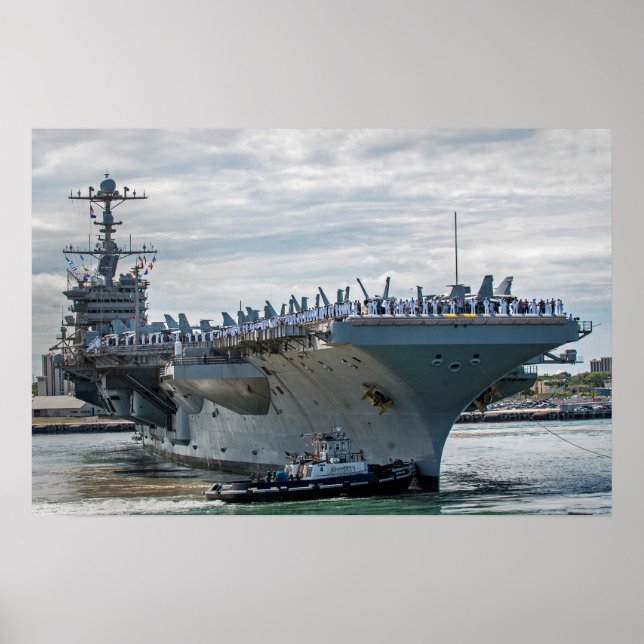 USS John C. Stennis (CVN 74) Poster (Front)