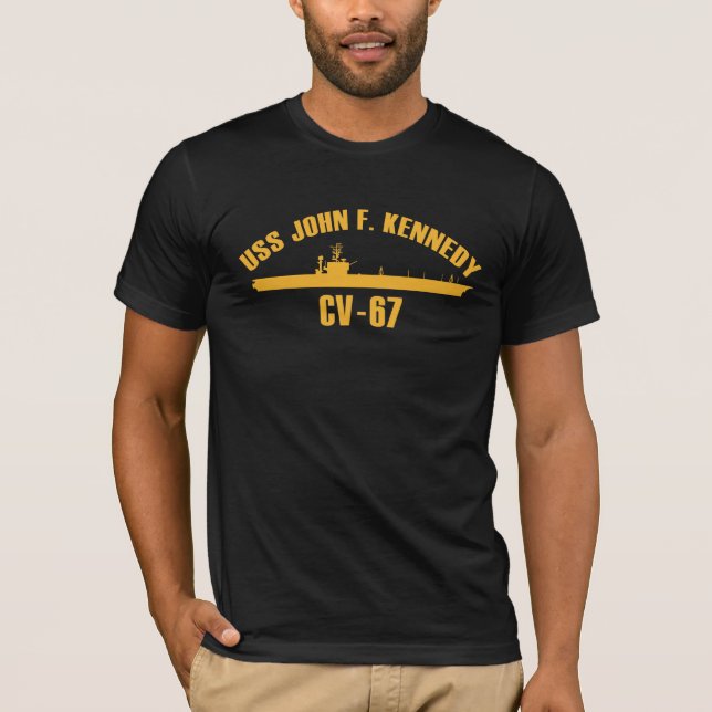 USS John F Kennedy CV-67 T-Shirt (Front)