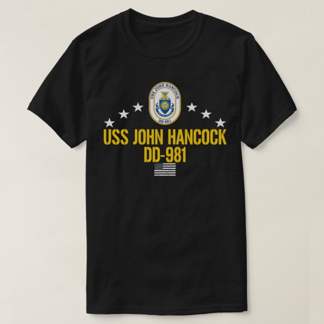 USS John Hancock DD981 Pullover (Design devant)
