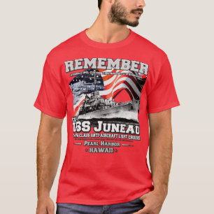 USS Juneau CL52 Atlantaclass light cruiser veteran T-Shirt