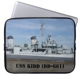 USS KIDD DD 661 Laptop Sleeve