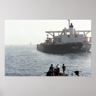 USS Kidd (DDG-993) & U.S. Bridgeton, Earnest Will Poster