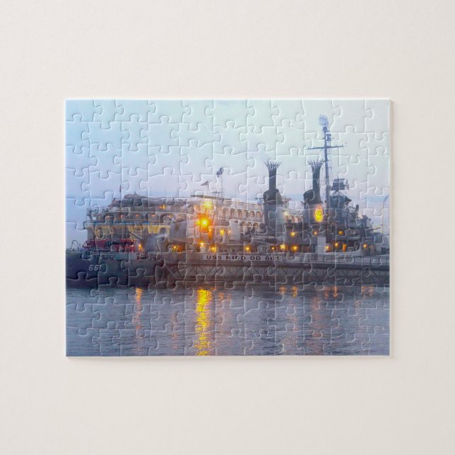 USS KIDD Jigsaw Puzzle (Horizontal)